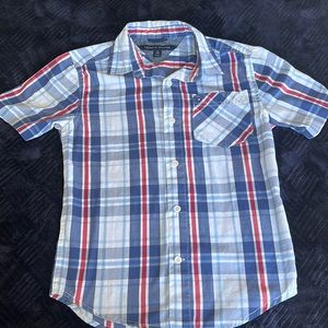 Boys Tommy Hilfiger shorts sleeve shirt